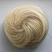 CAISHA 100% HUMAN HAIR Bun Updos Hair Piece Hepburn Scrunchie Platinum Blonde H311b