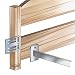 Headboard And Footboard Adapter Conversion Plates, Set of 4 Plates