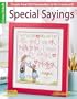 Special Sayings to Stitch