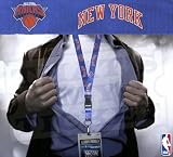 Knicks NBA Lanyard Key Chain & Ticket Holder - Blue