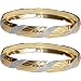 Gold and Rodium Plated Bangle Bracelets Pair Costume Jewelry from India Unique Gift for Her 2.5 inches