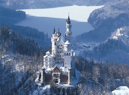 Detail image The Castle of Neuschwanstein, Germany 4000 Piece Puzzle