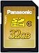 Panasonic 32GB Class 10 SD Card up to 22MB/s - Gold line