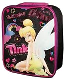 Disney Fairies Tinker Bell Black Color Soft Insulated Lunch Bag/Box
