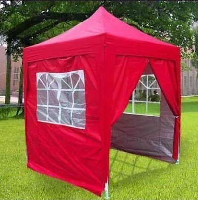 Quictent 6.6x6.6' EZ Pop Up Party Wedding Tent Canopy Gazebo Red
