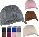 Visor Brim Knit Beanie