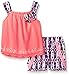 Little Lass Girls' 2 Piece Short Set Tulip Flaps