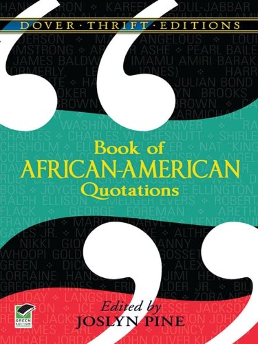 Book of African-American Quotations (Dover Thrift Editions)