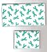 Checkbook Cover Debit Set Made with Ovarian Cancer Awareness Ribbon Fabric