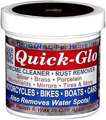 Quickway Brands Quick Glo Chrome Cleaner - 8 oz. Jar by Quickway Brands