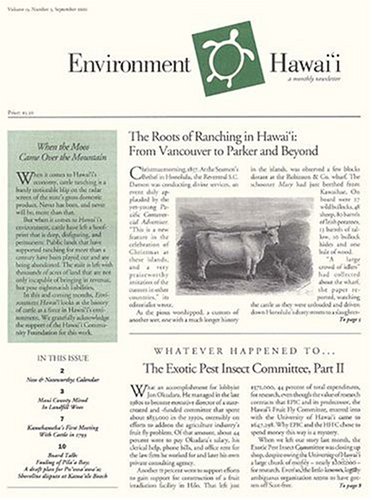 Childrens Toyshop  Magazines : Environment Hawaii