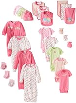 Hot Sale Gerber Baby-Girls Newborn Girl 26 Piece Essentials Gift Set, Pink, 0-3 Months