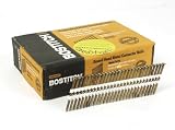 Bostitch RH-MC16225GAL-S Thickcoat Round Head 2-1/2-Inch by .162-Inch by 21 Degree Plastic Collated Positive Placement Nail (900 per Box)