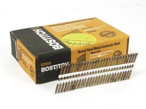 Bostitch RH-MC16225GAL-S Thickcoat Round Head 2-1 2-Inch by .162-Inch by 21 Degree Plastic Collated Positive Placement Nail (900 per Box)
