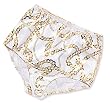 Fancy Pants: White with Gold Chain