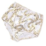 Fancy Pants: White with Gold Chain