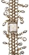 Betsey Johnson Women's BJ4057 Gold-Toned Crystal Accented Watch