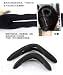BDS - 2 Pieces of Hair Bun Sponge Hair Bang Clips/Magic Hair Bun Sponge Maker Combo (One Small and One Large)+ One Free BDS Ponytail Holder