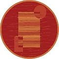 Stainmaster® Horizon Rug - Persimmon (7'7" Round)
