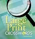 Large Print Crosswords #6 (Large Print Crosswords)