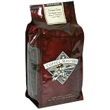 Coffee Masters Flavored Coffee, Coconut Creme, Whole Bean, 12-Ounce Valve Bag, (Pack of 4)