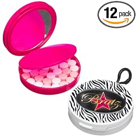 Au'some Candy Bratz Glamour Compact Filled with Movie Star Mints, 0.5-Ounce Packages (Pack of 12)