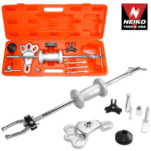 Professional-Grade Automotive Slide-Hammer Puller Set - Pulls Dents, Gears & Axles