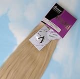 INDIAN REMY HUMAN HAIR EXTENSION WEAVE 18″ COLOR 613 LIGHTER BLONDE