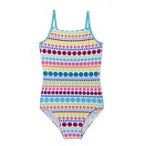 Girls' Circo Multi-Dot 1-pc. Swimsuit - White