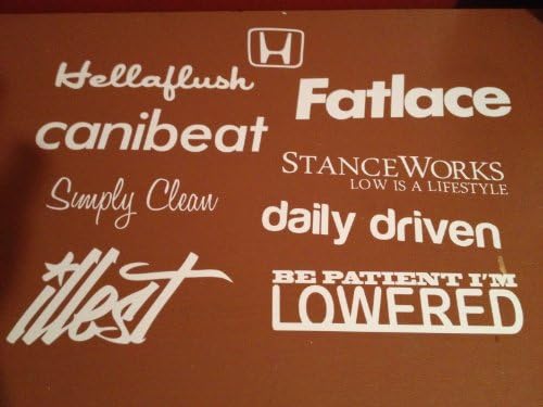 illest, Canibeat, Simply Clean, Honda, Daily Driven, StancesWorks, JDM Sticker