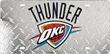 Oklahoma City Thunder Diamond License Plate Laser Tag