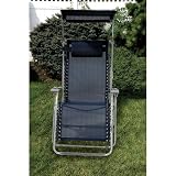 Bliss Extra Wide Gravity Free Folding Recliner with Canopy