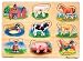 Toys : Wooden Farm Sound 8-piece Peg Puzzle