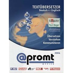 PROMT (@PROMT) Office. Volltext�bersetzung Deutsch / Englisch. CD-ROM ab Windows 98