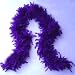 Royal Dark Purple Feather Chandelle Boa
