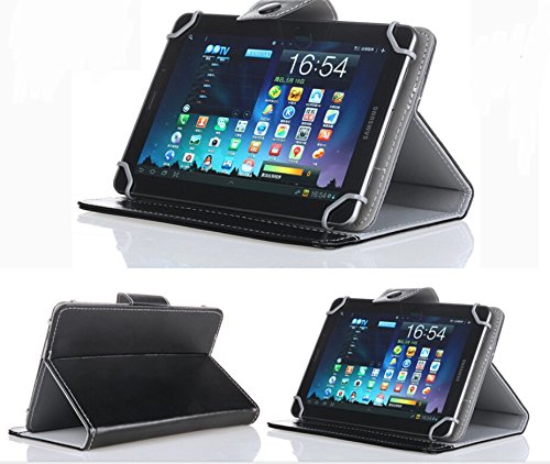 IVSO HP 8 G2-1411 8-inch Ultra-Thin Slim-Book Stand Cover with Stand Function-Will ony fit HP 8 G2-1411 Tablet (Black)