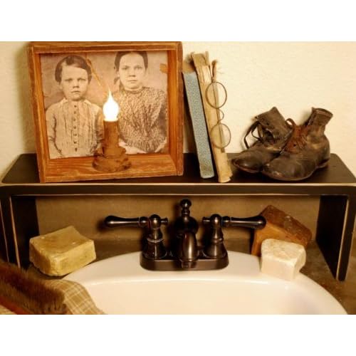Primitive Bathroom Over the Sink Shelf Furniture
