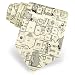Real Estate Floor Plan Tie by Museum Artifacts - Cream Silk