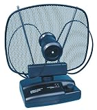 Stellar Labs UHF/DTV/HDTV/VHF Indoor Amplified Antenna 40-860mhz Better Control F-Type Input