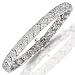 18 Kt White Gold Diamond Bangle Bracelet