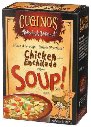 Cugino's Gourmet Foods, Ridiculously Delicious Soups, 8 Cup Chicken Enchilada Soup, 4.3-Ounce Boxes (Pack of 6)