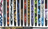Perri s 2-1/2 Leather Airbrushed Guitar Strap, Flaming Chopper
