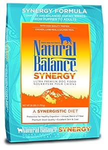 Dick Van Patten's Natural Balance Synergy Ultra Premium Formula Dry Dog Food, 26-Pound Bag