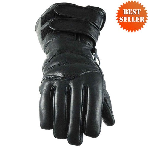 Double Strap Naked Leather Gloves