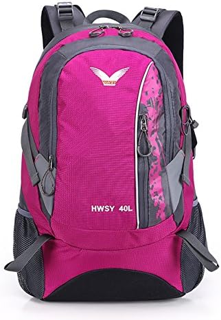 HuWaiShuangYi Outdoor Sports Backpack For Climbing Unisex Travelling Bag-Purple
