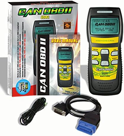 UNIUSMORE© Professional U581 CAN / OBDII / EOBDII Version 2015 Memo Auto Code Reader Scanner Diagnostic Scan Tool Live Data Code Reader