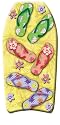 37" BodyBoard Hibiscus Collection Sandals