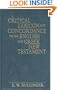 A Critical Lexicon and Concordance to the English and Greek New Testament