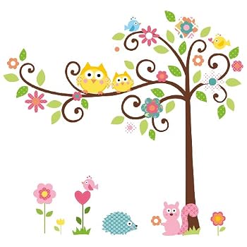 RoomMates Stickers muraux repositionnables Enfant Arbre (Import Grande Bretagne)