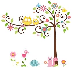 RoomMates RMK1439SLM Scroll Tree Peel & Stick Wall Decal MegaPack
